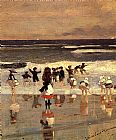 Beach Scene by Winslow Homer